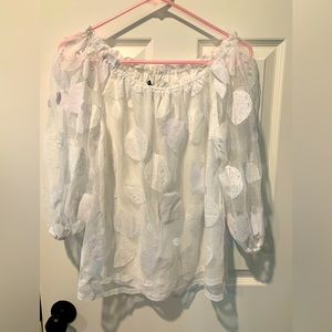White House Black Market Off Shoulder Top
